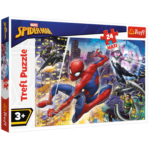 Puzzle Maxi 24 elementy Nieustraszony SpiderMan 14289 Trefl