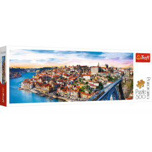 Puzzle 500 elementów Panorama Porto Portugalia 29502 Trefl