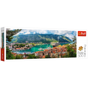 Puzzle 500 elementów Panorama Kotor Czarnogóra 29506 Trefl