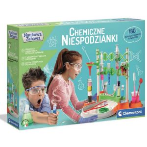 Naukowa Zabawa Wielkie laboratorium Chemiczne Niespodzianki 50667 Clementoni
