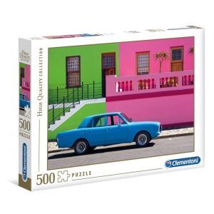 Puzzle 500 elementów HQ Niebieskie auto 35076 Clementoni