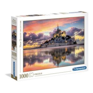 Puzzle 1000 elementów HQ Mont Saint-Michel 39367 Clementoni