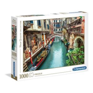 Puzzle 1000 elementów HQ Kanał w Wenecji 39458 Clementoni