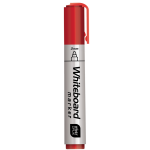 Marker suchościeralny 2mm czerwony Interdruk