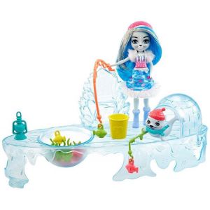 Zestaw Zimowe wędkowanie Sashay Seal GJX48 Enchantimals Mattel
