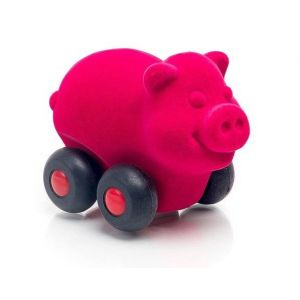 Sensoryczny różowy pojazd - świnka 201373 Rubbabu