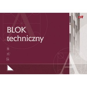 Blok techniczny biały A3 10 kartek Unipap