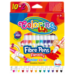 Flamastry Junior 12 kolorów Colorino Kids