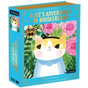 Puzzle książka Alicja w Krainie Wąsów Kotopowieści 100 elementów MP64967 Mudpuppy