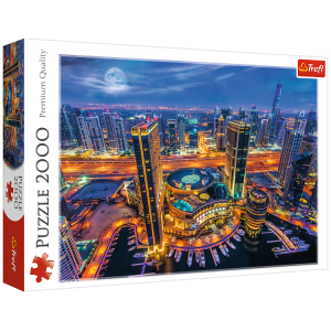 Puzzle 2000 elementów Światła Dubaju 27094 Trefl