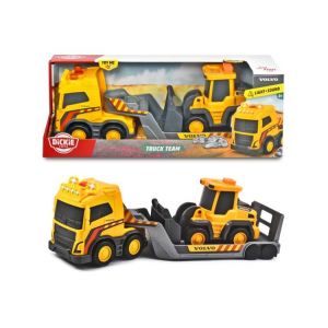 Ciężarówka z przyczepą Construction Volvo Truck Team Dickie Toys