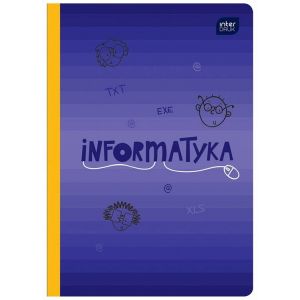 Zeszyt A5 60 kartek kratka Informatyka Interdruk