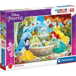 Puzzle 60 elementów SuperKolor Princess 26064 Clementoni