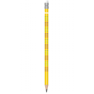 Ołówek z gumką i tabliczką mnożenia Colorino
