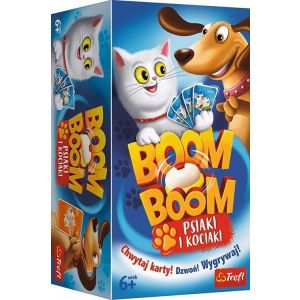 Gra karciana Boom Boom Psiaki i Kociaki 01909 Trefl