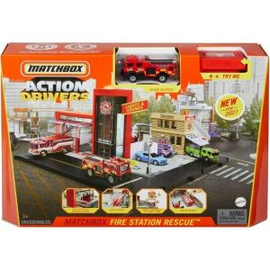 Matchbox Prawdziwa przygoda Remiza strażacka HBD74 Mattel