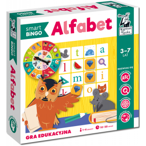 Gra edukacyjna Alfabet Smart Bingo Kapitan Nauka