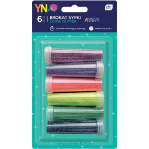 Brokat sypki Neon 6 kolorów YN Joy Interdruk