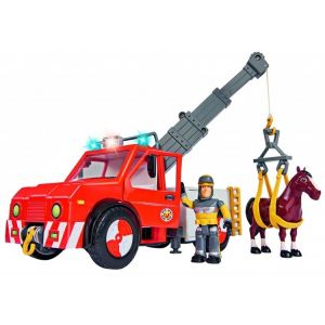 Strażak Sam Pojazd Phoenix z figurką i koniem Simba