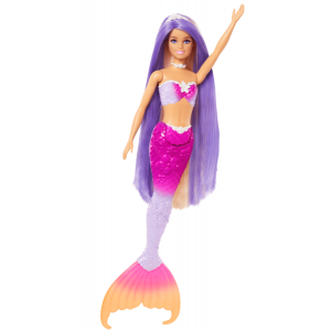 Lalka Barbie Malibu Syrenka zmieniająca kolor HRP97 Mattel