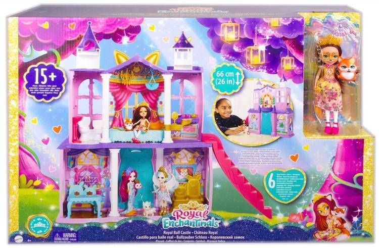 Królewski pałac Enchantimals z lalką Felicity Fox GYJ17 Mattel